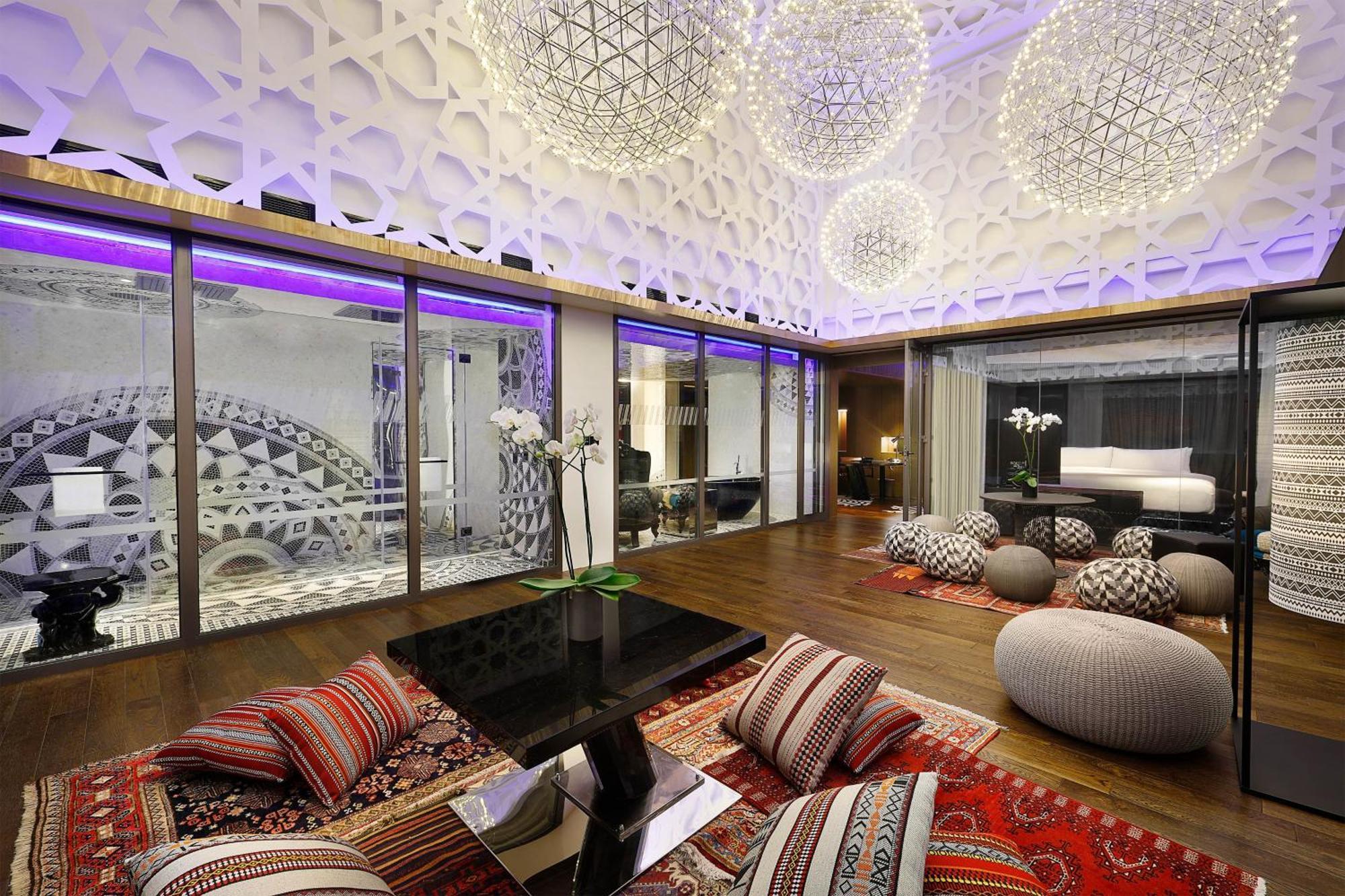 ดับเบิลยู มัสกัต Hotel ภายนอก รูปภาพ The interior of the hotel