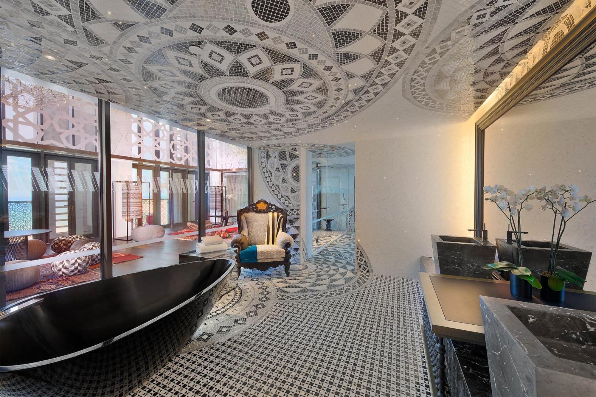 ดับเบิลยู มัสกัต Hotel ภายนอก รูปภาพ The interior of the hotel